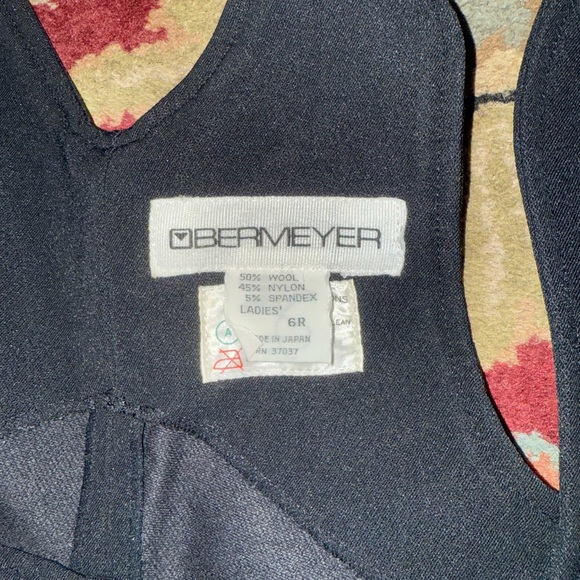 Obermeyer Vintage Black Overall One Piece Bib Stirrup Snow Suit Size 6R Women's - Picture 4 of 4